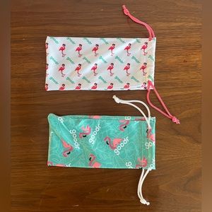 Two goodr sunglasses cases / sleeves